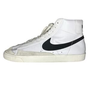 Mens Nike Blazer Mid 77 Vintage BQ6806-100 Leather Sneaker Shoes SZ 13 White